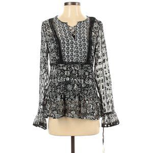 Knox Rose long sleeve floral blouse (new with tag)